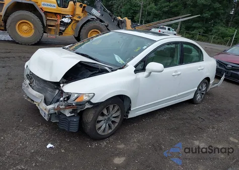 2010 Honda Civic Ex-L from USA, damaged, VIN 2HGFA1F92AH506852